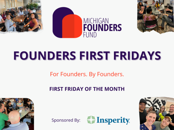 Founders First Fridays flyer